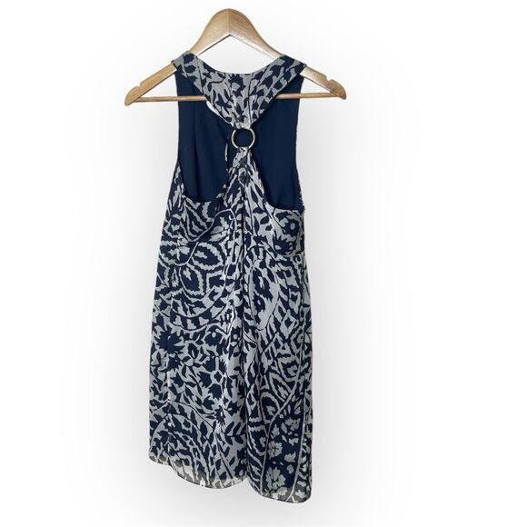 Milly New York Silk Printed Mini Dress Size 8 - Picture 2 of 4
